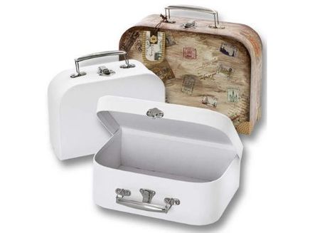 Folia Karton Kutu Valiz Şeklinde