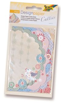 Folia El İşi  Desenli Kağıt Kuşlar 6 Desen