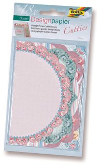 Folia El İşi  Desenli Kağıt Güller6 Desen