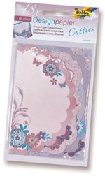 Folia El İşi  Desenli Kağıt Çiçekler 6 Desen 18 Adet