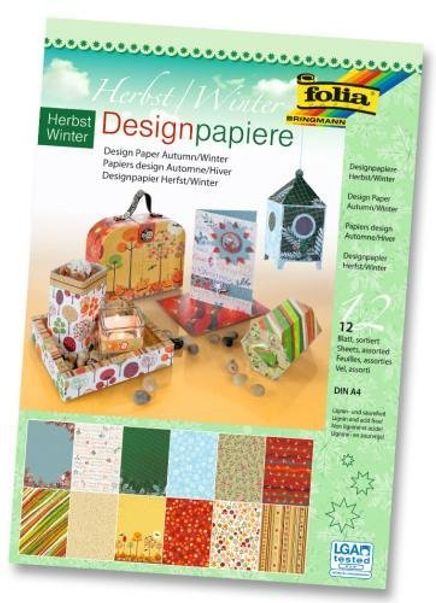 Folia Desenli Kağıt A4 12 Motiv