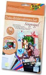 Folia Çerçeve Şarkıcı Kuş 16 Adet