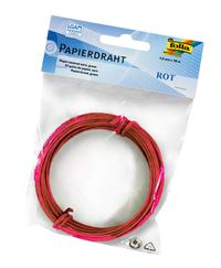 Folia Kağıt Kaplı Tel Kırmızı 1,5Mmx10M