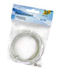 Folia Kağıt Kaplı Tel Beyaz 1,5Mmx10M