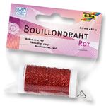 Folia Dalgalı Tel Kırmızı 0,3Mmx60M