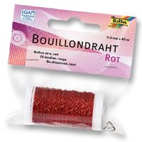 Folia Dalgalı Tel Kırmızı 0,3Mmx60M