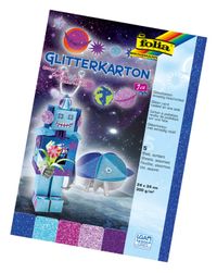 Folia Simli Karton 24X34 Cm 5 Renk İce