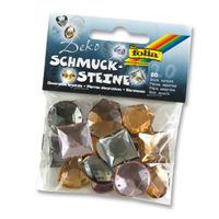 Folia Akrilik Mücevher Taşı Maxi-Smoky 20 Parça