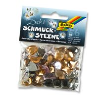 Folia Akrilik Mücevher Taşı Midi-Smoky 56 Parça