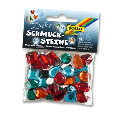 Folia Akrilik Mücevher Taşı Midi-İntense 56 Parça