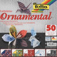 Folia Katlanır Kağıt 80 G 20X20Cm 50 Y 5 Motif Süs
