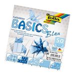 Folia Katlanır Kağıt Basıcs Mavi 80 G 15X15Cm 50 Y  