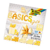 Folia Origami Basics Sarı 15X15Cm 50 Sayfoliaa