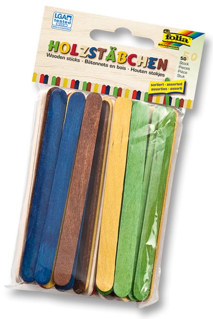Folia 3D-Çubuk 25 Renkli 25 Naturel Parça