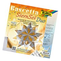 Folia Bascetta-Star Kıt Gümüş/Altın 20X20Cm 