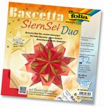 Folia Bascetta-Star Kıt Kırmızı/Altın 20X20Cm