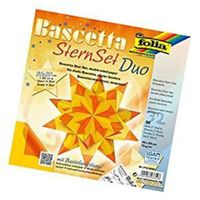 Folia Bascetta-Star Kıt Sarı/Turuncu 20X20Cm 75Gsm