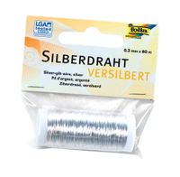 Folia Kaplama Tel Gümüş  0,3Mmx80M