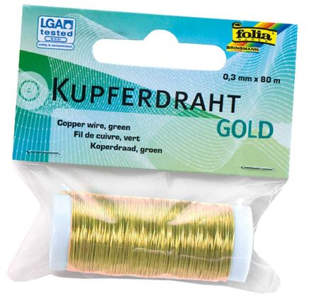 Folia Kaplama Tel Altın 80M