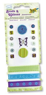 Folia Brads&Ribbons- Set 1 Sticker