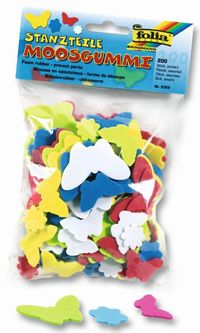 Folia Eva Şekiller Çiçek Ve Kelebek