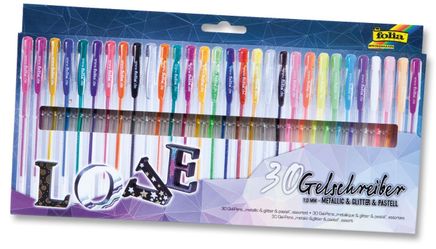 Folia Kalem Set Glitter Metalic Pastel