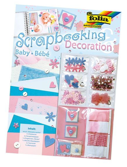 Folia Scrapbooking Deco Set-Bebek