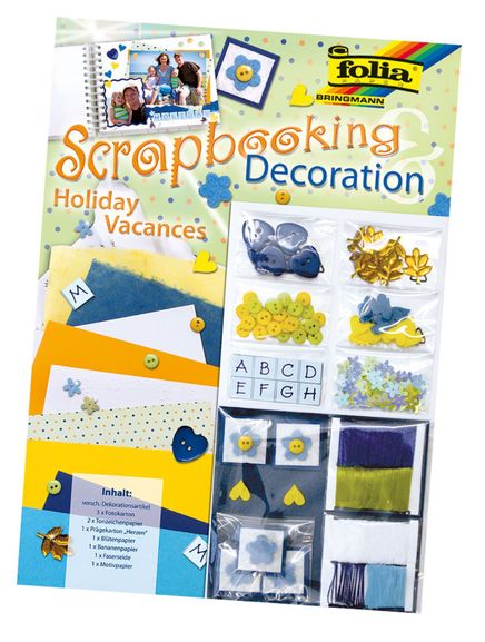 Folia Scrapbooking Deco Set-Tatil