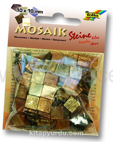 Folia Mosaic  10X10Mm 190 Adet Mermer Desenli Kahveren