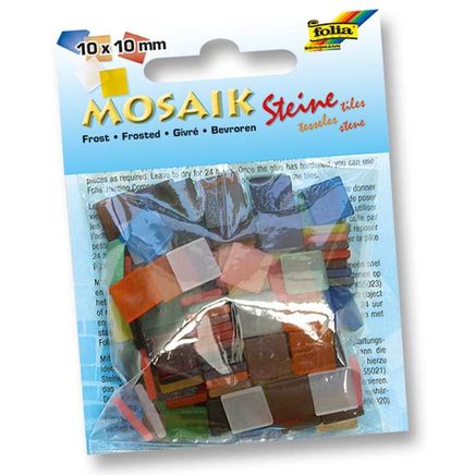 Folia Mosaic  10X10Mm 190 Adet Buzlu