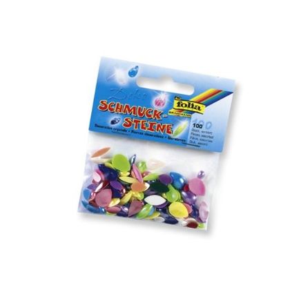 Folia Mücevher Taş Damlalar 100 Parça