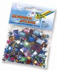 Folia Mücevher Taş Kare/Yuvaralak 800 Adet