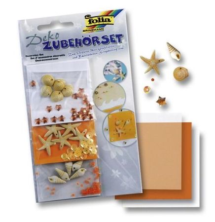 Folia Dekoratif Stiker Deniz Kabukları