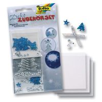 Folia Dekoratif Stiker Mavi Yıldız