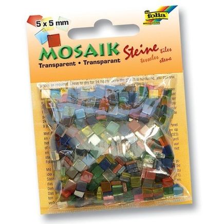 Folia Mozaik 5X5Mm 45G 20 Renk Transparan