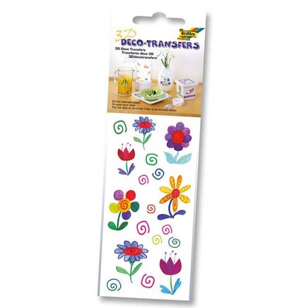 Folia Deco Transfer 6,5X13,5 Cm Çiçekli Alan