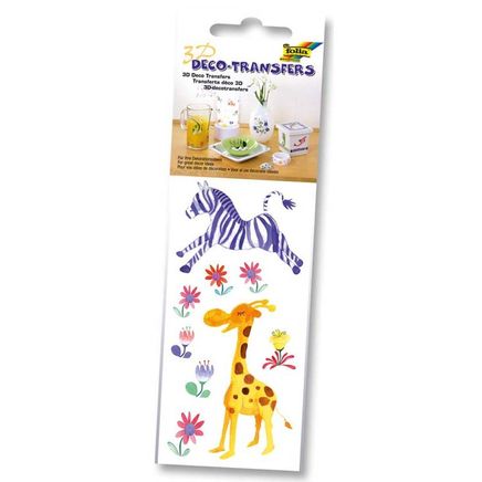 Folia Deco Transfer 6,5X13,5 Cm Zebra