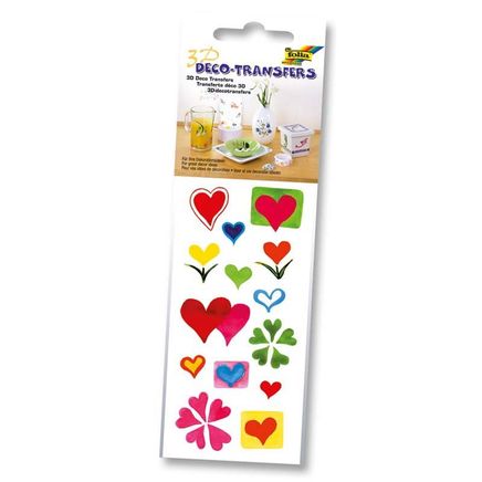 Folia Deco Transfer 6,5X13,5 Cm Kalp