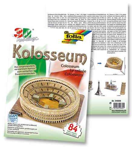 Folia 3D Puzzle Coliseum-Rom-84 Parça