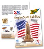 Folia 3D Puzzle Empire State Building-55 Parça