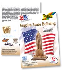 Folia 3D Puzzle Empire State Building-55 Parça