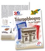 Folia 3D Puzzle Arc De Triomphe/Paris-27 Parça
