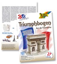 Folia 3D Puzzle Arc De Triomphe/Paris-27 Parça