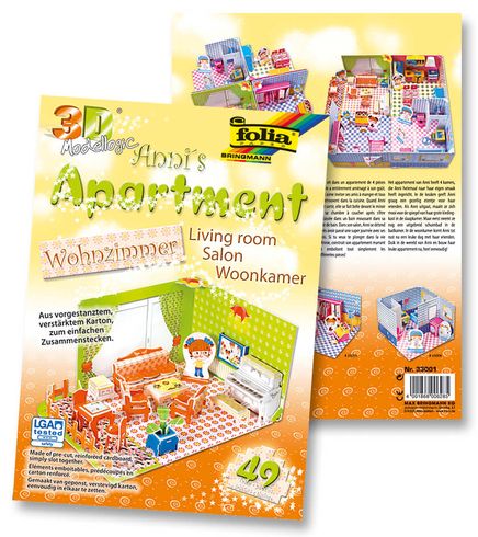 Folia 3D Model Egitici Oturma Odası 49 Parça