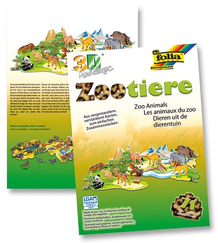 Folia 3D Model Egitici Hayvanlar 71 Parça