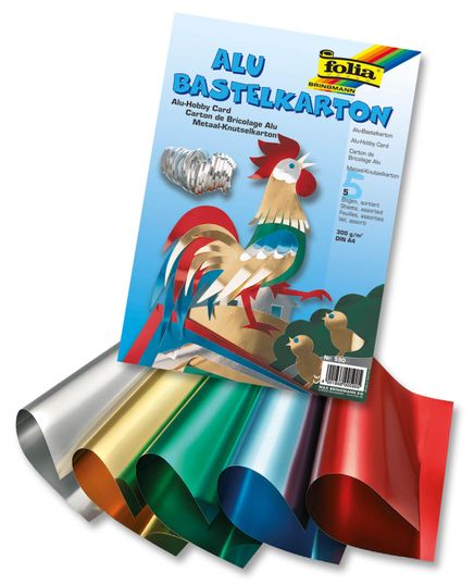 Folia A4 Alu-Kart 300 Gsm 5 Renk 5 Tabaka