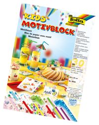 Folia Motıv Krt 24X34 Cm 30 Yaprak  Blok Kıds