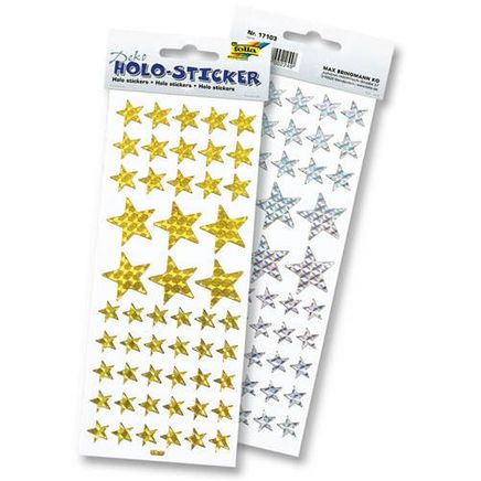 Folia Stiker Yıldızlar  2 Adet