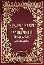 Kur'an-ı Kerim ve İzahlı Meali / Türkçe Anlamı (4 Renkli Cami Boy Kutulu)