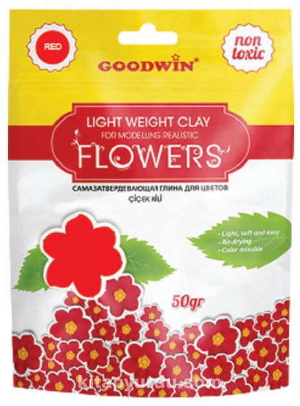 Goodwin Çiçek Kili Kırmızı 50 Gr